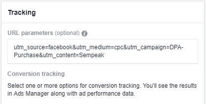 Facebook URL Parametrleri