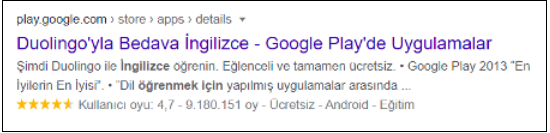 software app rich snippets