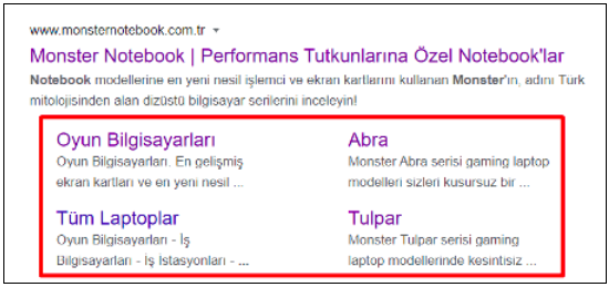 web site navigation mark up