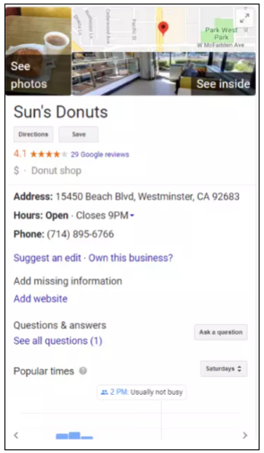 local seo yapılandırılmış veri
